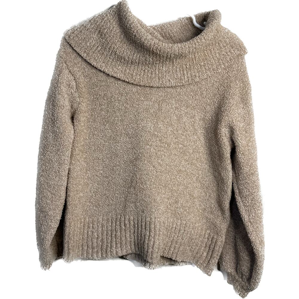 Jessica Simpson Tan Cowl Neck Sweater Size XS